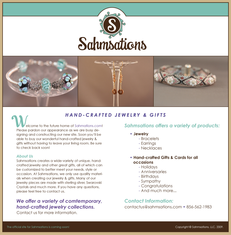 Sahmsations Homepage